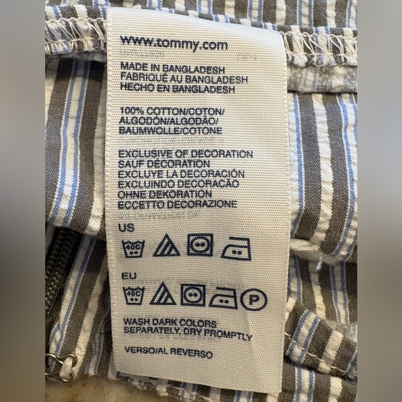 Tommy Hilfiger Skirt Women Size 16 Nautical Striped Pencil Skirt - Picture 8 of 8